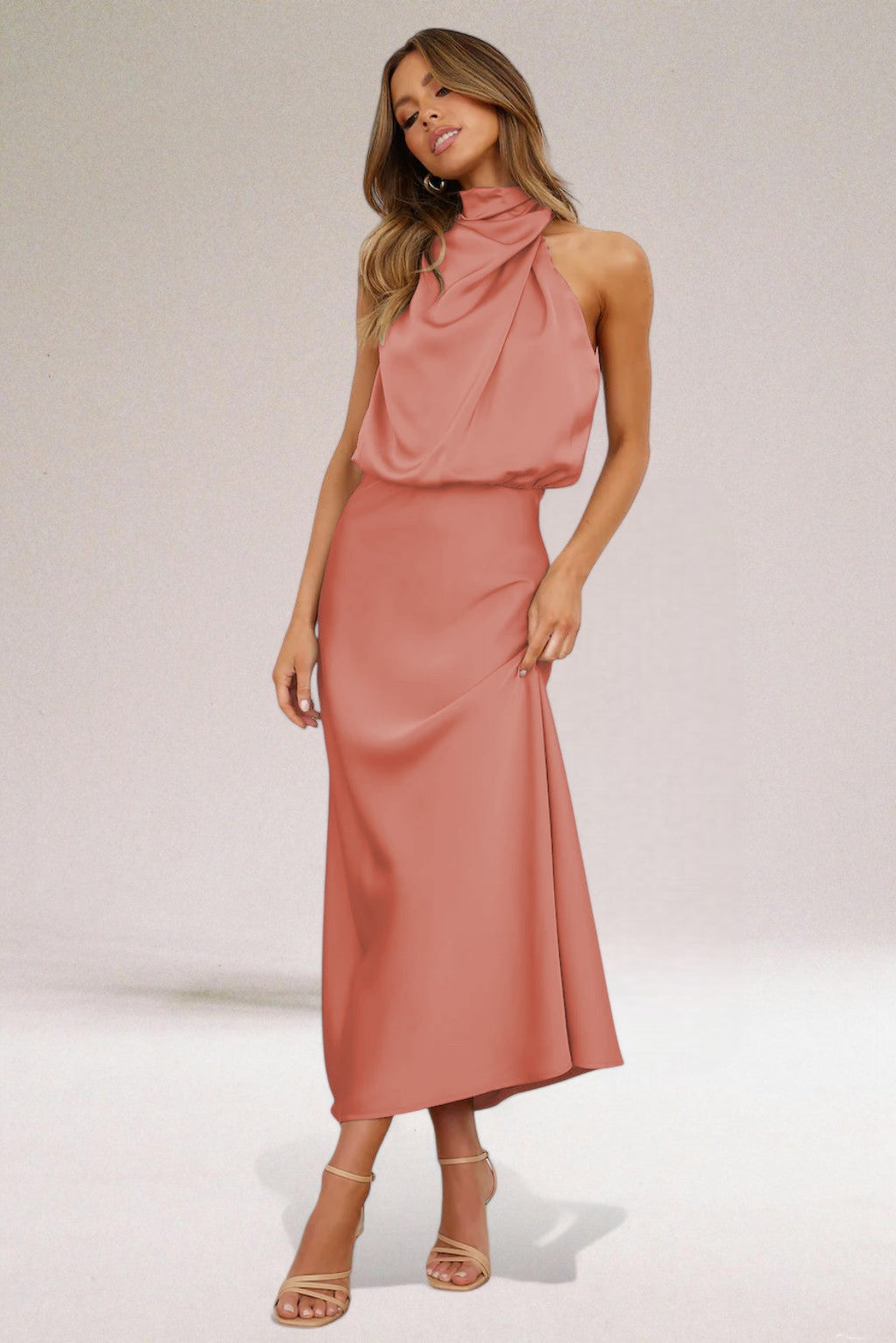 Elysia™ | Elegant Satijnen Damesjurk