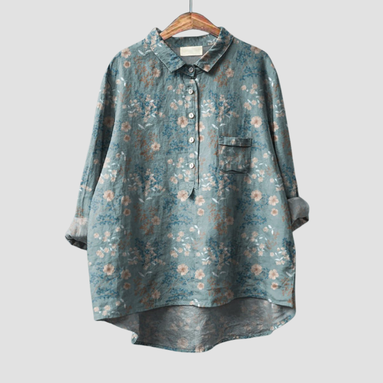 Flora™ | Comfortabele Klassieke Bloemenblouse