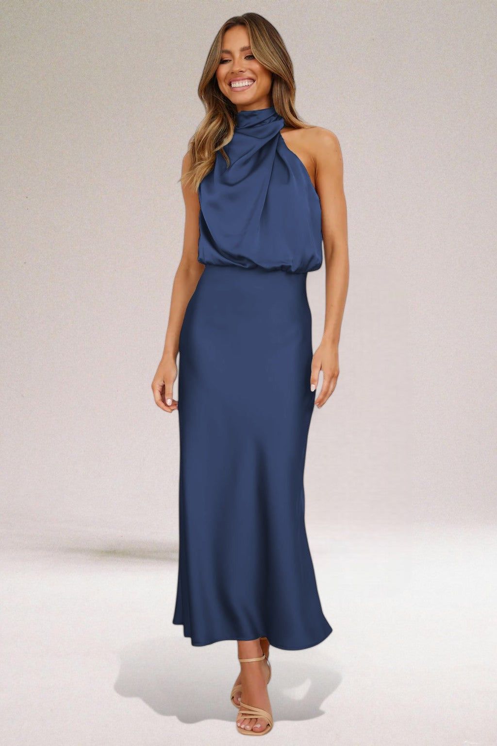 Elysia™ | Elegant Satijnen Damesjurk