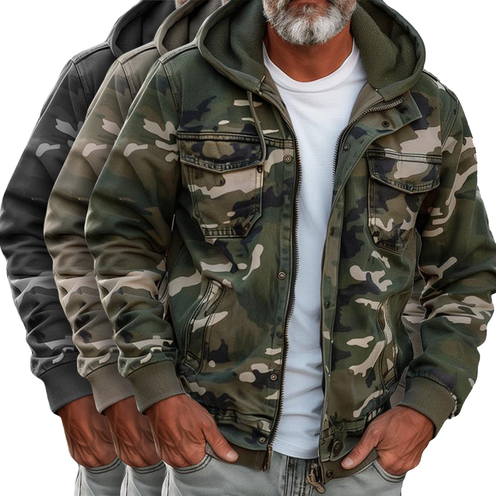 Jax™ | Stijlvolle Herenjas met Camouflage