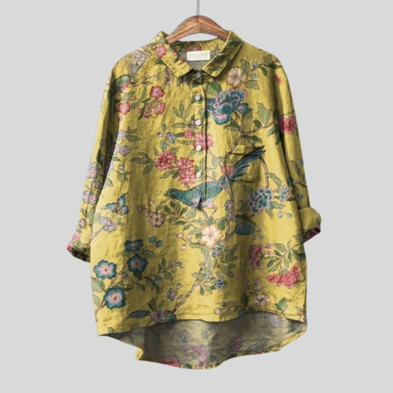 Flora™ | Comfortabele Klassieke Bloemenblouse