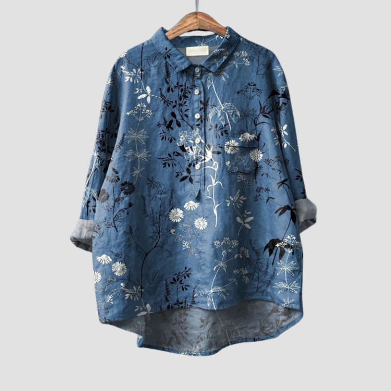 Flora™ | Comfortabele Klassieke Bloemenblouse