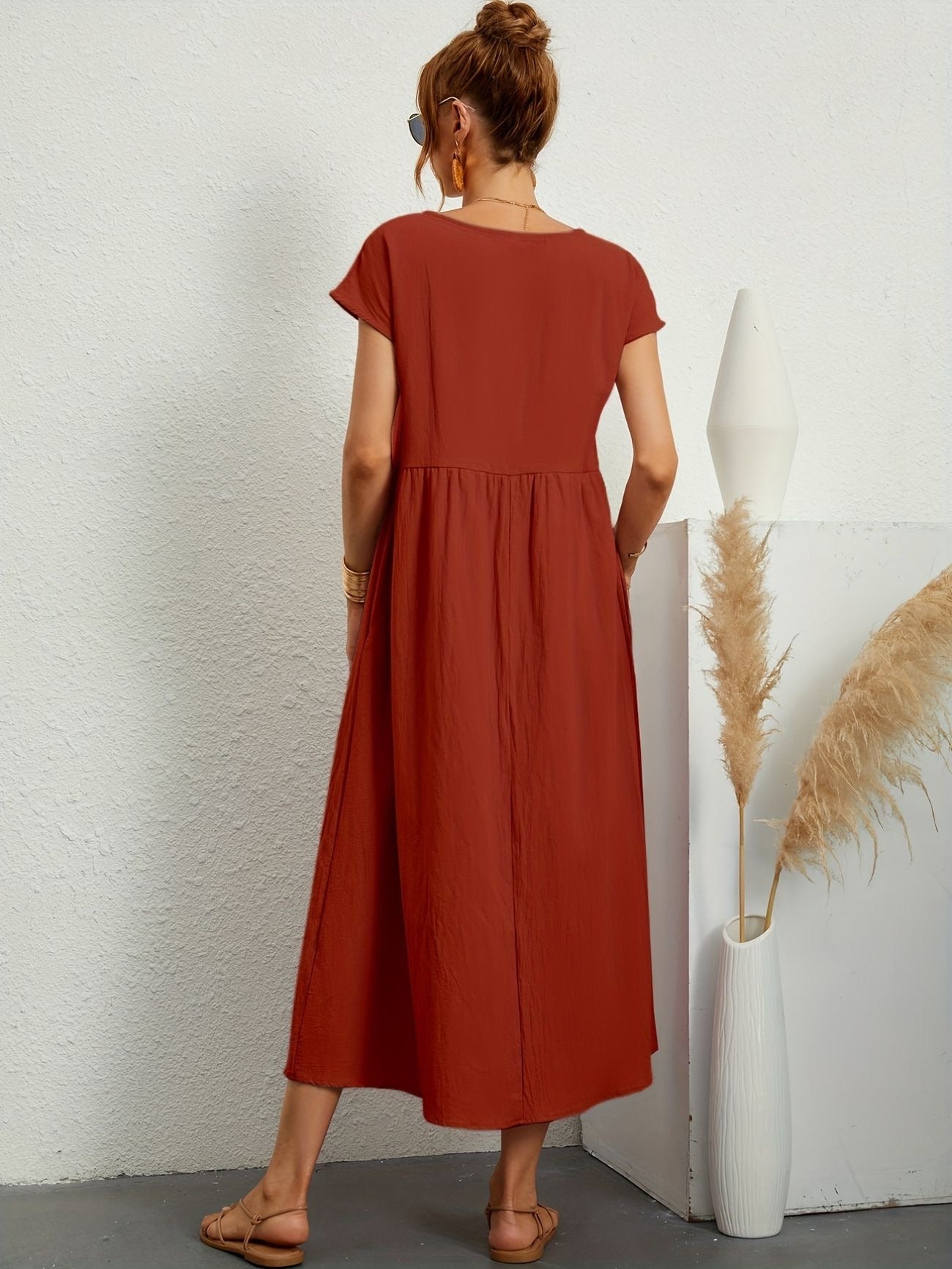 Fenna™ | Elegante Linnen Jurk