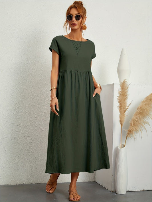 Fenna™ | Elegante Linnen Jurk
