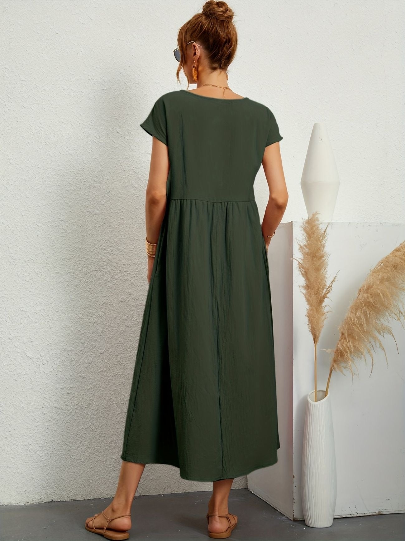 Fenna™ | Elegante Linnen Jurk