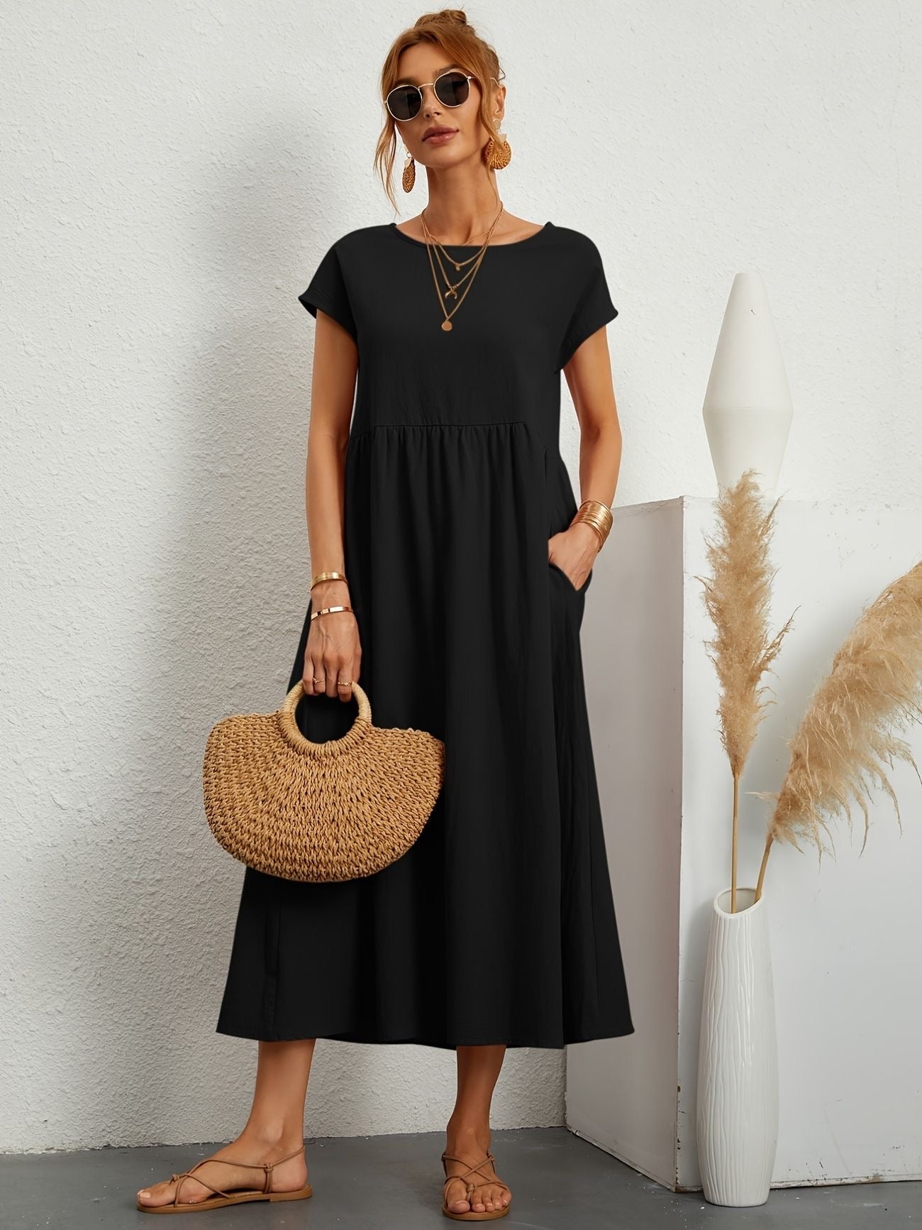 Fenna™ | Elegante Linnen Jurk