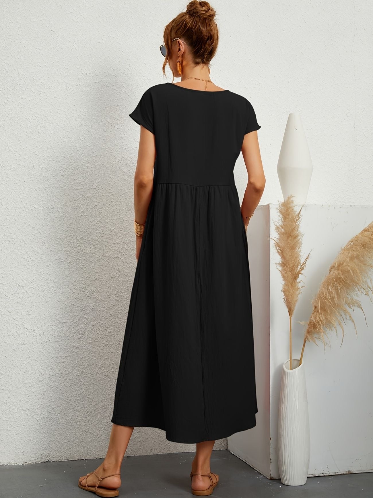 Fenna™ | Elegante Linnen Jurk