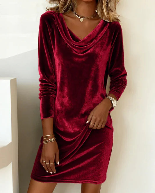 Lunori™ | Elegante Fluwelen jurk