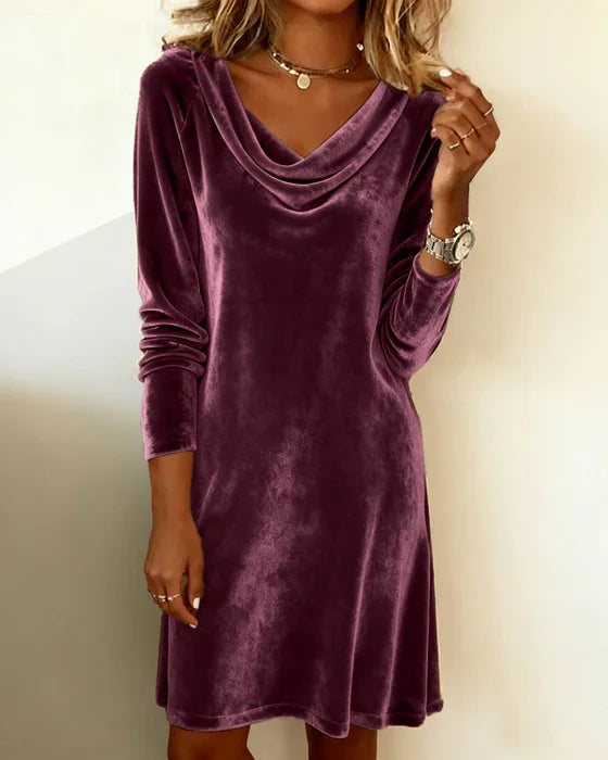 Lunori™ | Elegante Fluwelen jurk