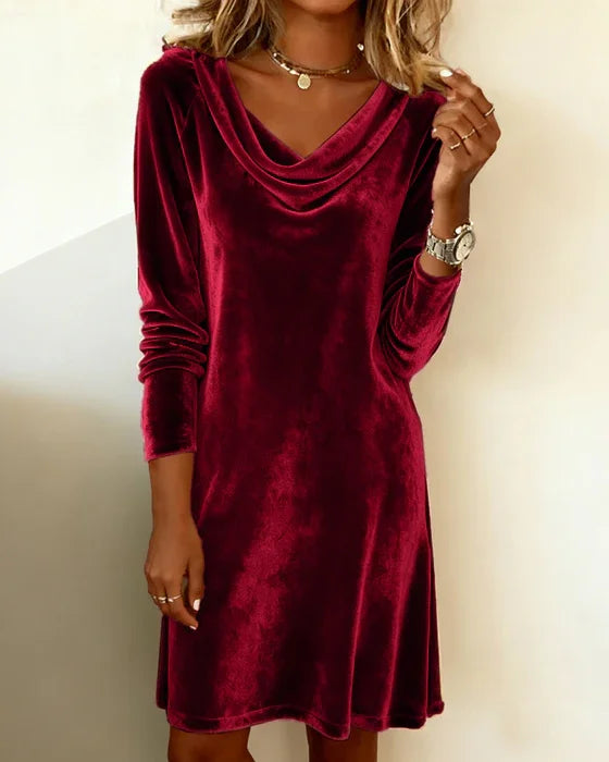 Lunori™ | Elegante Fluwelen jurk