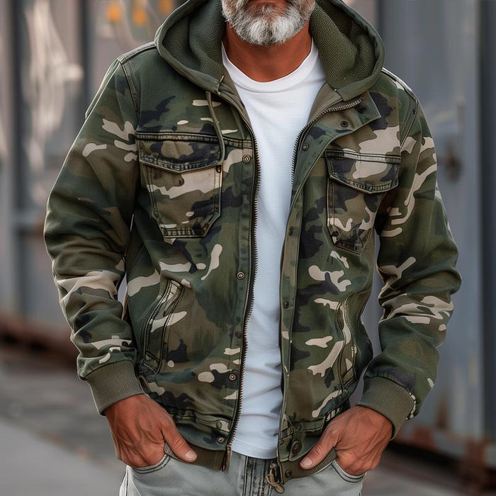 Jax™ | Stijlvolle Herenjas met Camouflage