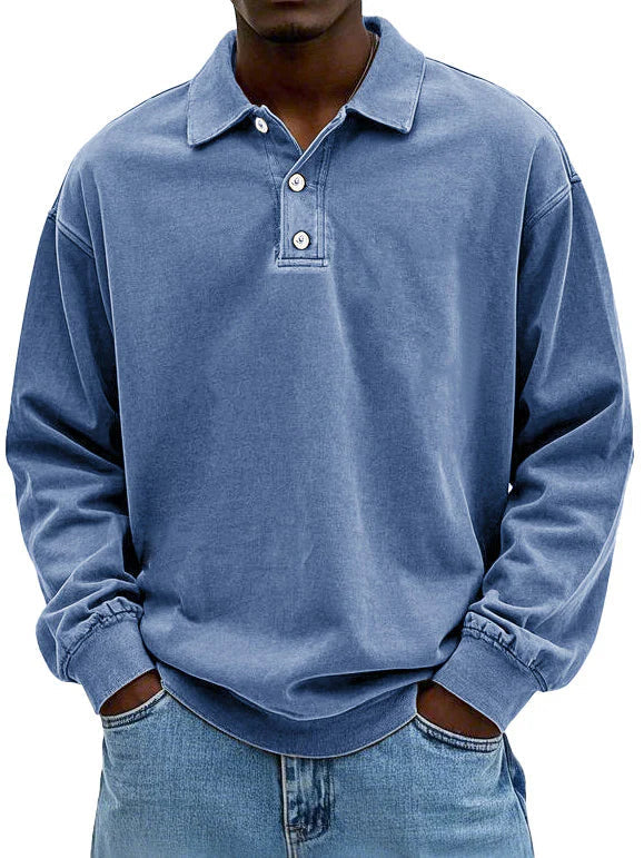 Dean™ | Vintage shirt met lange mouwen