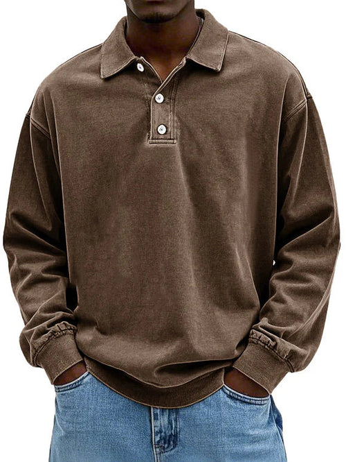 Dean™ | Vintage shirt met lange mouwen