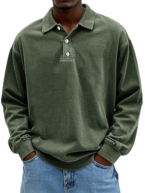 Dean™ | Vintage shirt met lange mouwen