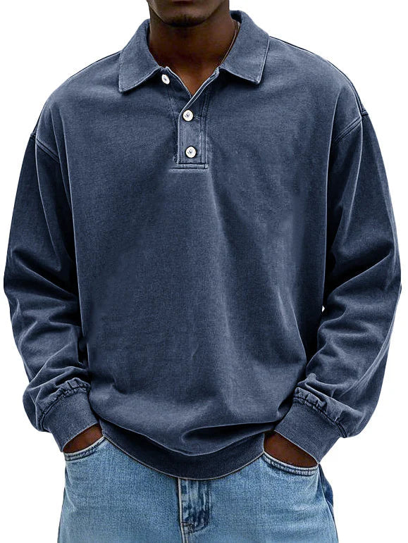 Dean™ | Vintage shirt met lange mouwen